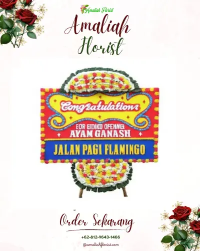 Bunga Papan Congratulation di Buniwangi